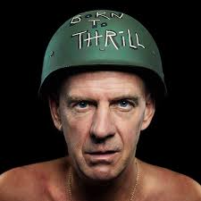 Climber helmet with "Born to Thrill" inscription on Partybody.