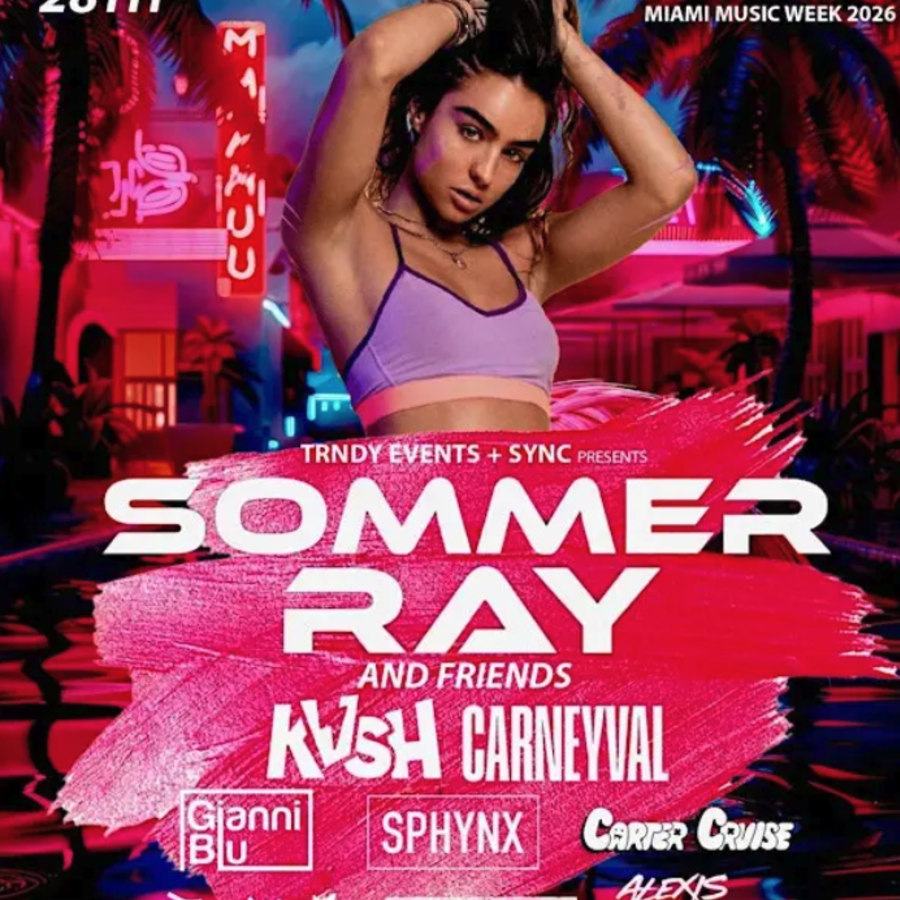 SOMMER RAY & FRIENDS MIAMI MUSIC WEEK POOL PARTY