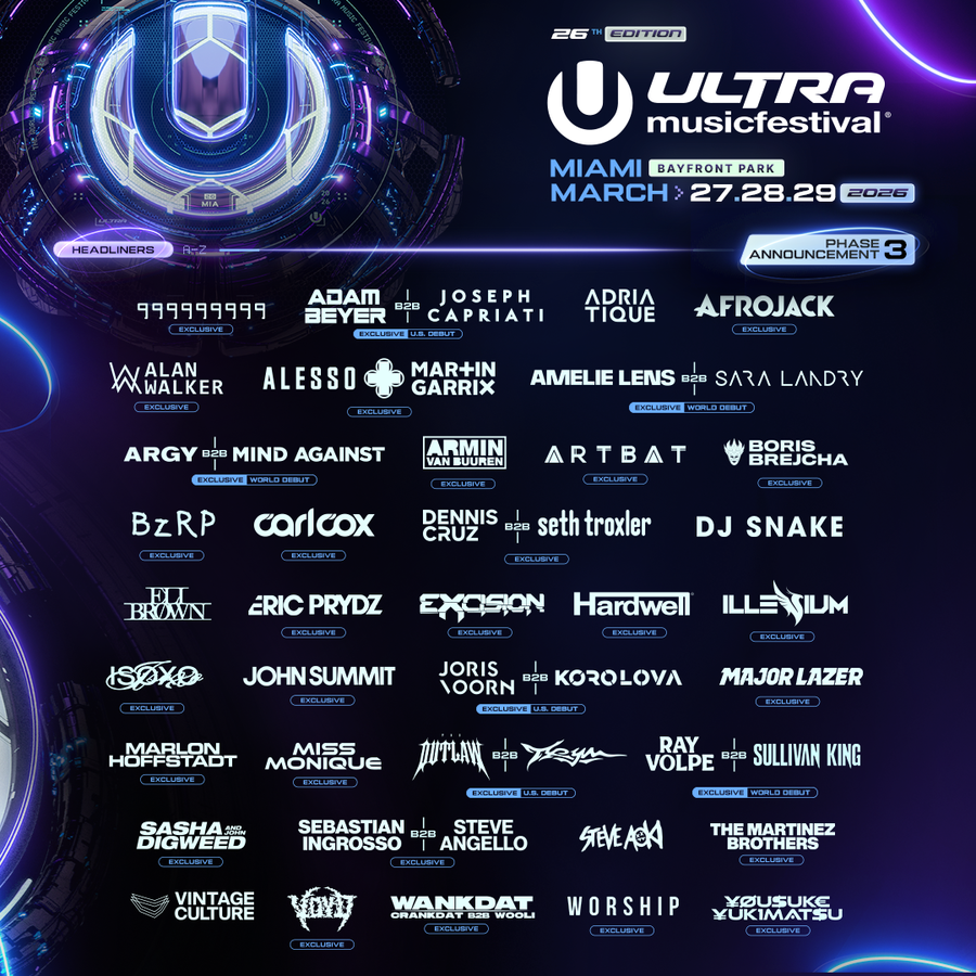 Ultra Music Festival 2026 (Day 3)
